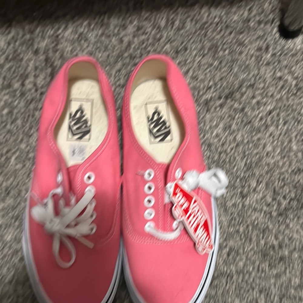 Vans Pink Canvas Sneakers